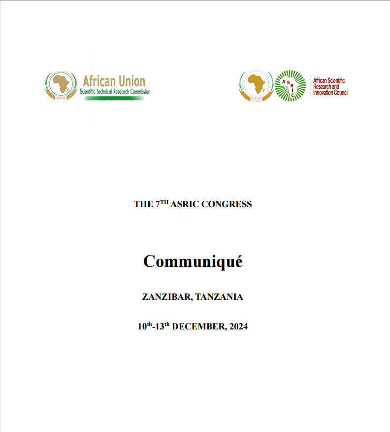7th ASRIC Congress Communique